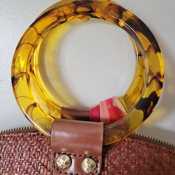 NEW WITH TAGS PATRICIA NASH RAFFIA COLLECTION HAND/CROSSBODY BAG - Picture 11 of 16